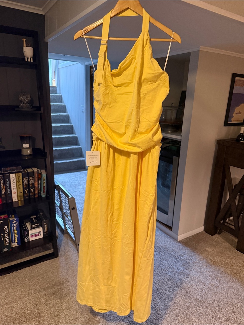 NWT Petal & Pup Yellow Halter Maxi Dress - Women's Summer Dress